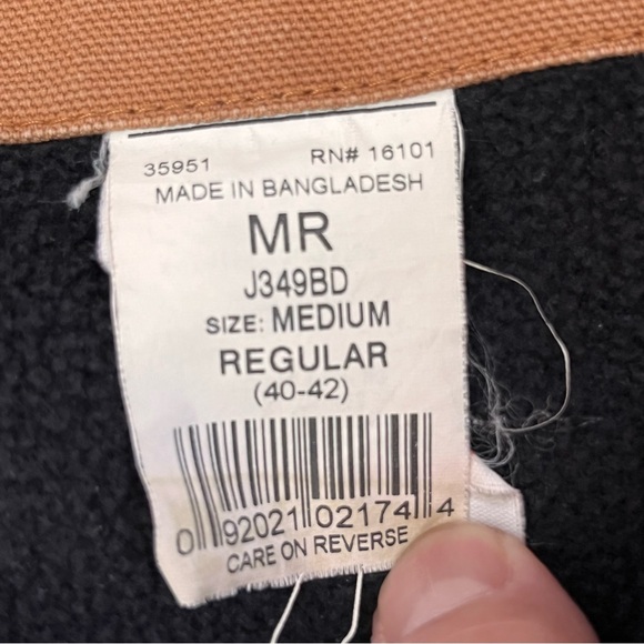 Berne Men’s Duck Canvas Lined Full Zip Detroit Style Jacket Size Medium - Picture 4 of 15